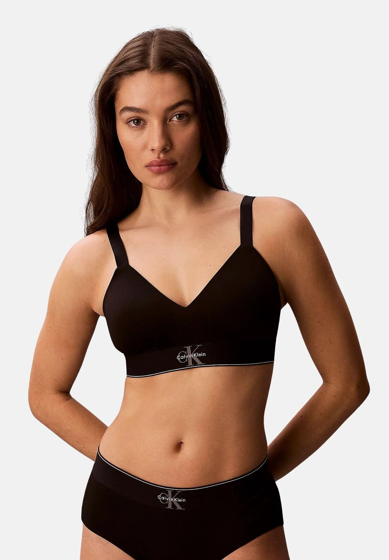 Image of CALVIN KLEIN Bralette nera da donna