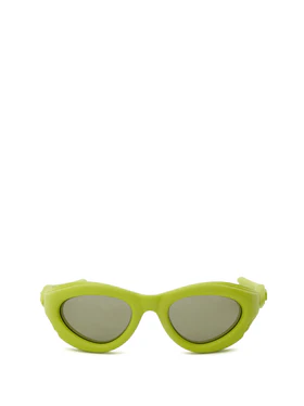 Occhiali da Sole in Acetato Gommato Lime Bottega Veneta