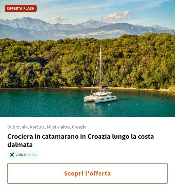 Crociera in catamarano in Croazia lungo la costa dalmata