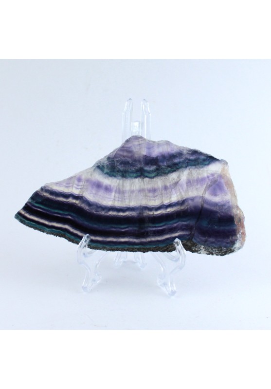 Image of Fetta di Fluorite Arcobaleno Lastra Cristalloterapia Arredamento Chakra Reiki