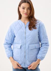 Molly Bracken Vestes Ladies Woven Jacket HA094EP femme bleu