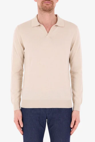 Maglia in Cotone Modello Skipper / Beige