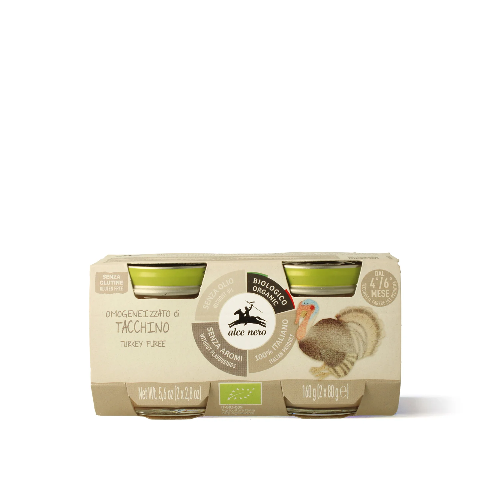 Image of Omogeneizzato di tacchino biologico - 2 vasetti