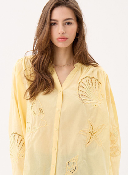 La Petite Etoile Blouses manches longues Boliane femme jaune