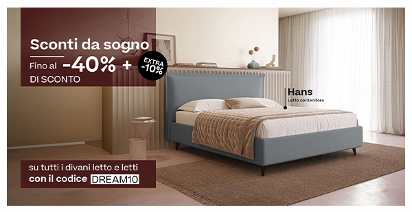 Promo Divani Letto e Letti
