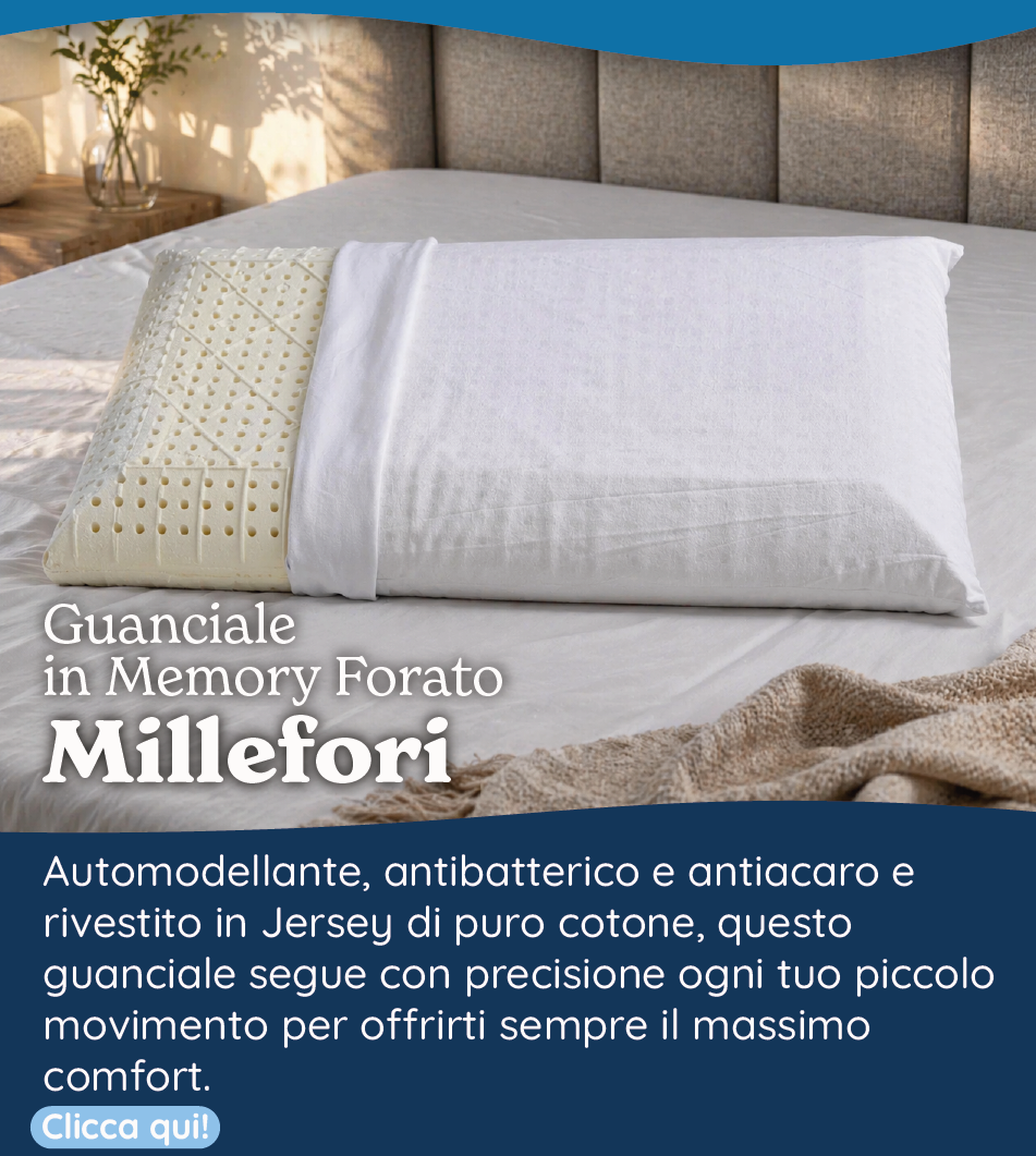 Guanciale in Memory Forato - Millefori