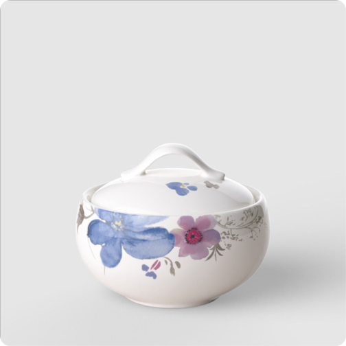 37 cl - Mariefleur Gris Basic Zuccheriera In Porcellana Premium