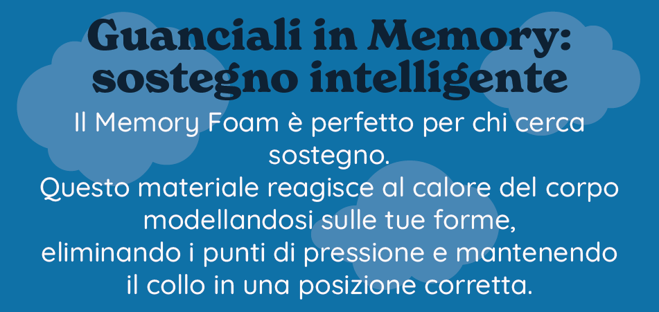 Guanciali in Memory: sostegno intelligente