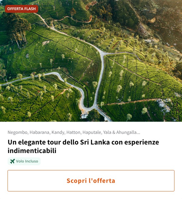 Un elegante tour dello Sri Lanka con esperienze indimenticabili