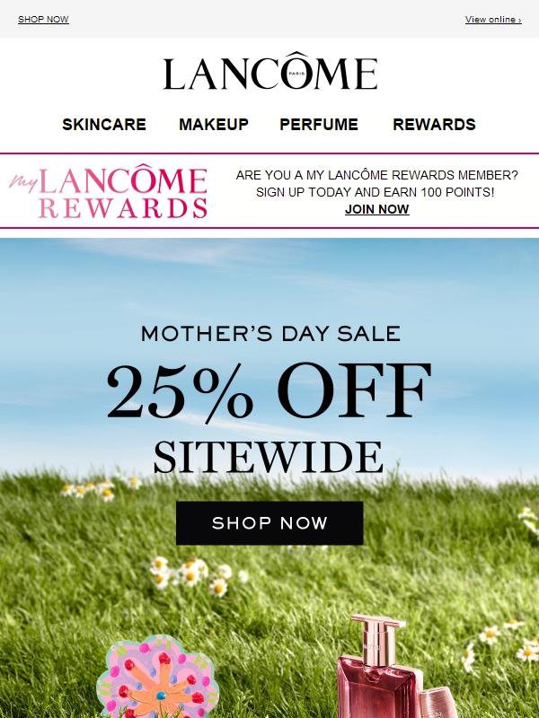 25% OFF Skincare, Makeup & Perfume? Yes, Please!