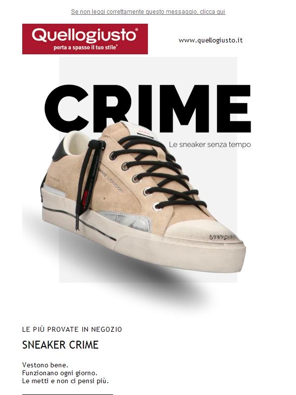 Le Sneaker CRIME più scelte.