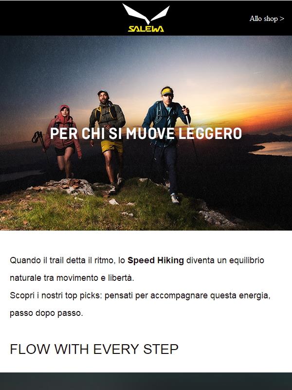 Prodotti leggeri come l’aria