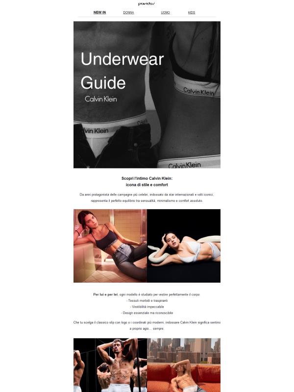 Scopri l’intimo Calvin Klein: icona di stile e comfort