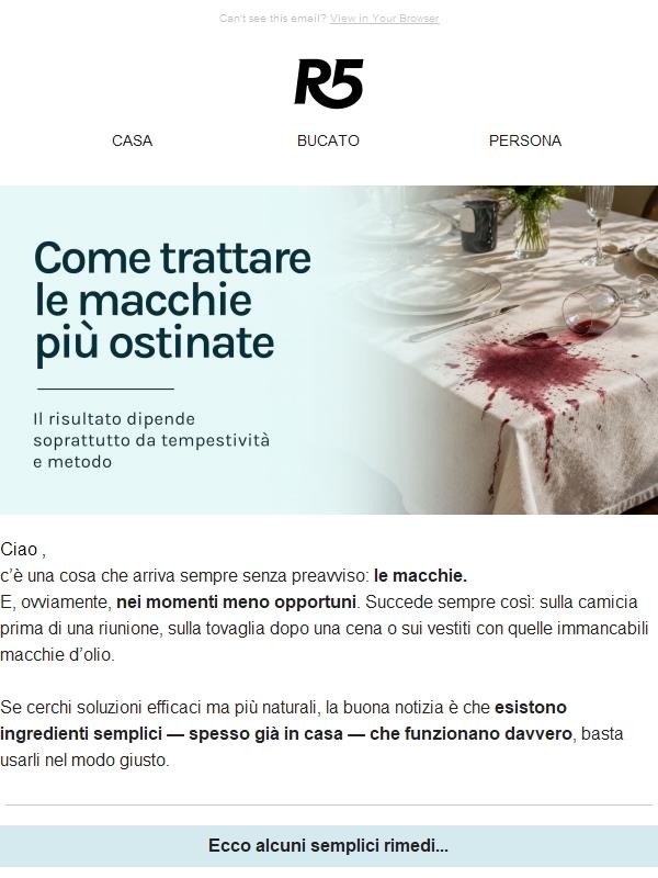 Macchie ostinate? 😩