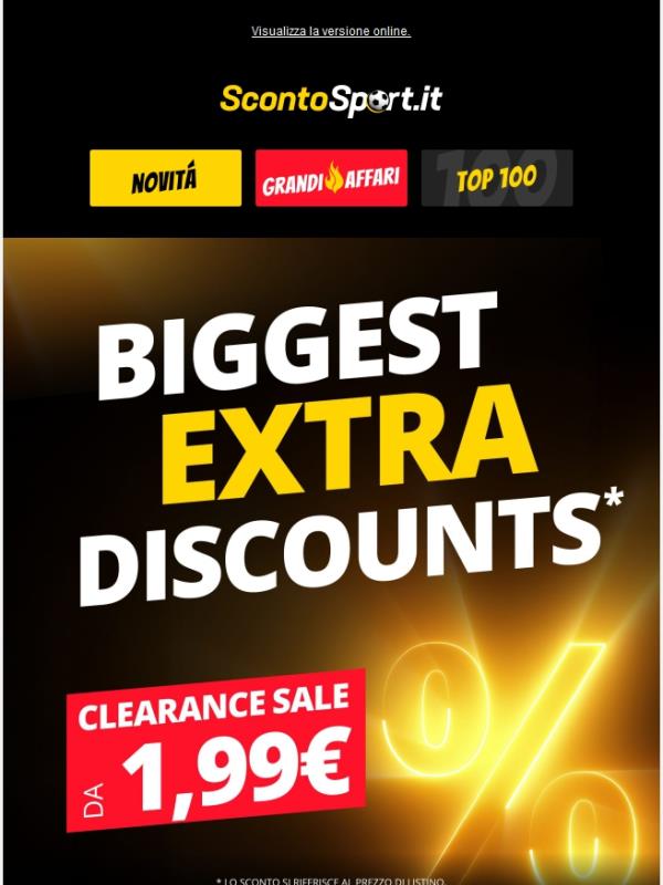 🤑 I nostri grandi saldi ricominciano!