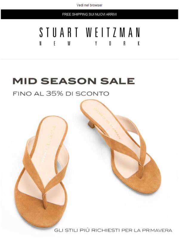 Mid Season Sale: fino al 35% di sconto