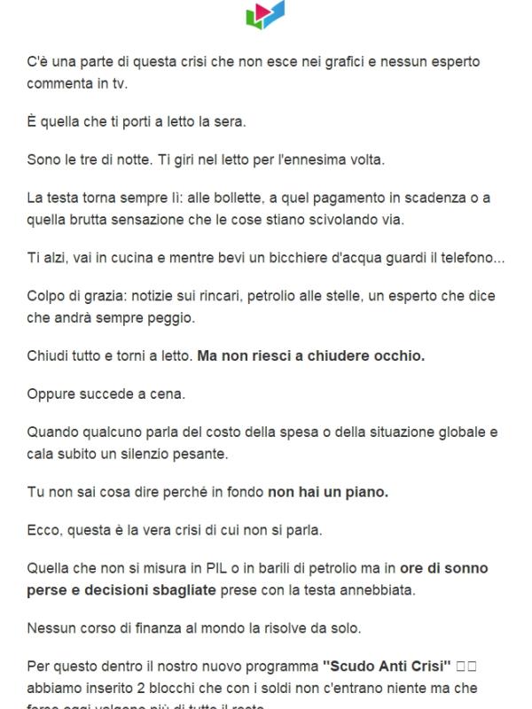 La crisi che non vedi al telegiornale [spoiler]