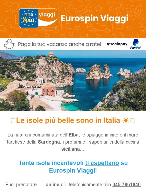 🌊Voglia di ISOLE? Abbiamo l’offerta giusta