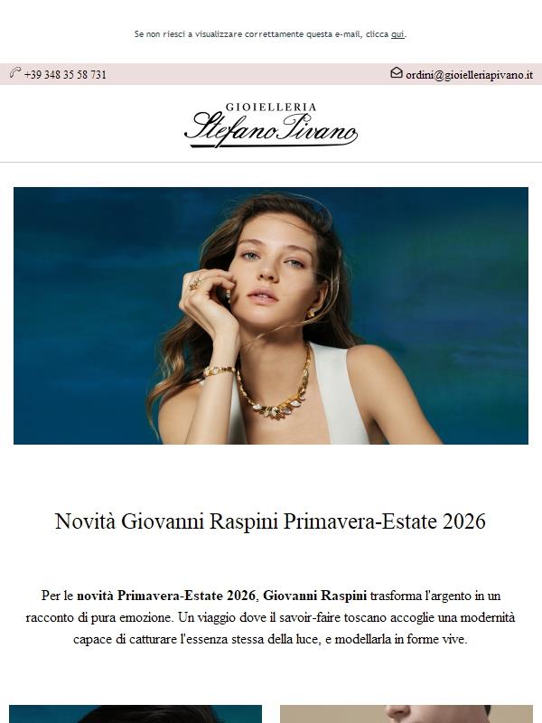 🌸 Novità Primavera-Estate 2026 di Giovanni Raspini ☀️