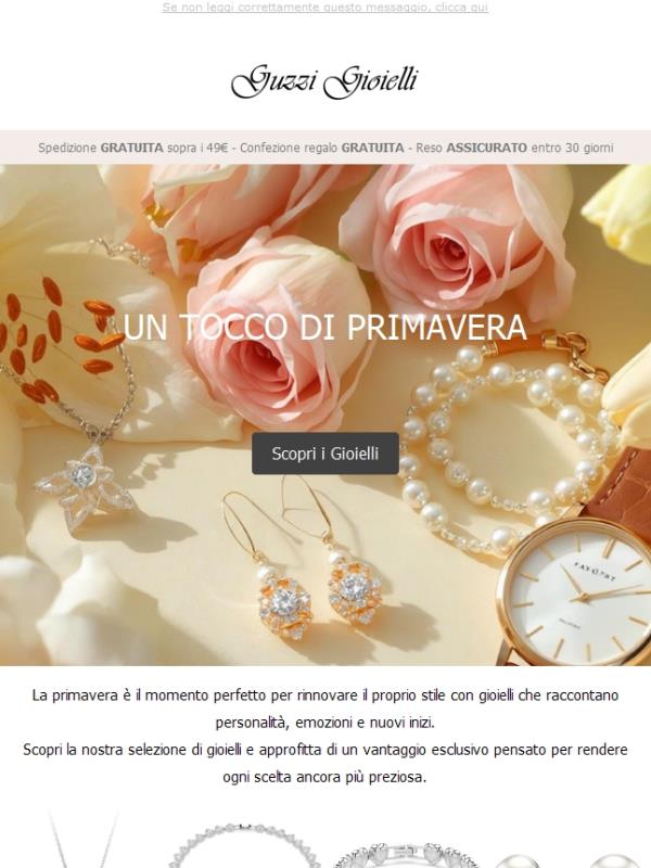 La primavera illumina i tuoi gioielli ✨ -10% EXTRA