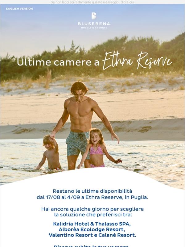 Agosto: ultime camere disponibili
