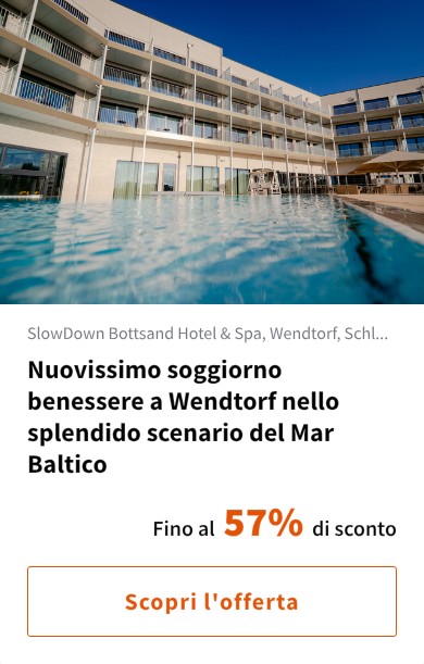 Nuovissimo soggiorno benessere a Wendtorf nello splendido scenario del Mar Baltico
