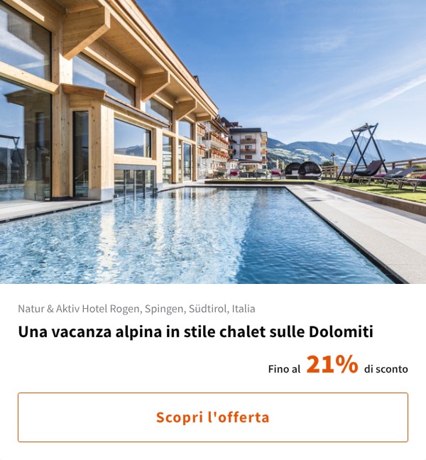 Una vacanza alpina in stile chalet sulle Dolomiti