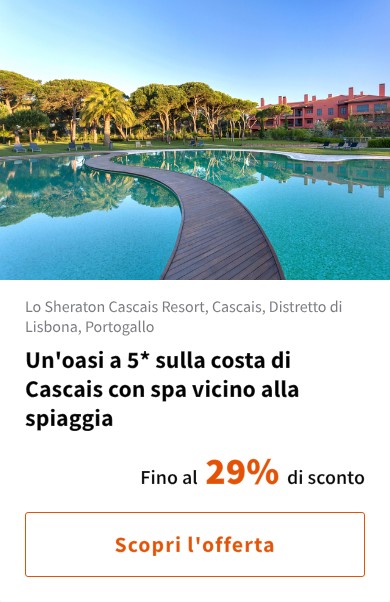 Un'oasi a 5* sulla costa di Cascais con spa vicino alla spiaggia