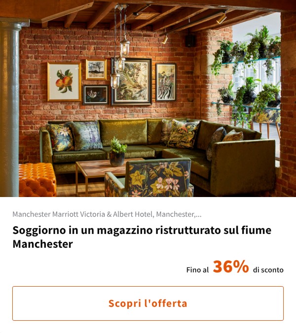 Soggiorno in un magazzino ristrutturato sul fiume Manchester
