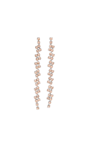 Crystal pendent earrings