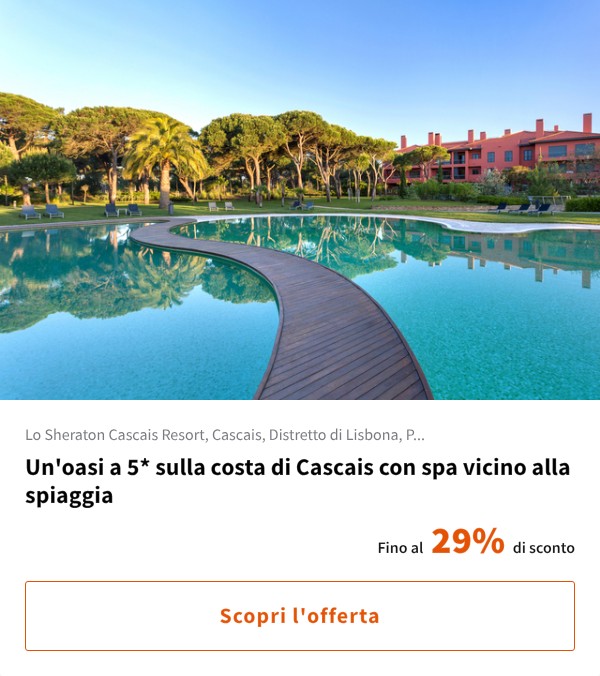 Un'oasi a 5* sulla costa di Cascais con spa vicino alla spiaggia