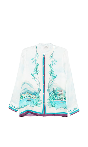 Lake Como print shirt