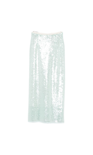 Sequined long skirt