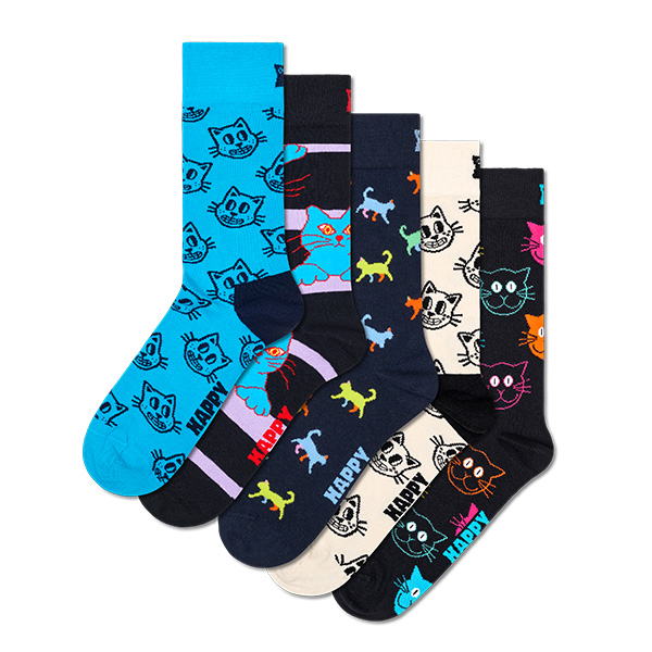5-Pack Cat Lover Socks