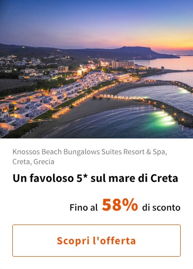 Un favoloso 5* sul mare di Creta