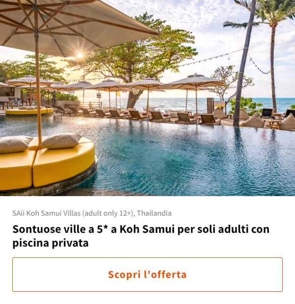Sontuose ville a 5* a Koh Samui per soli adulti con piscina privata