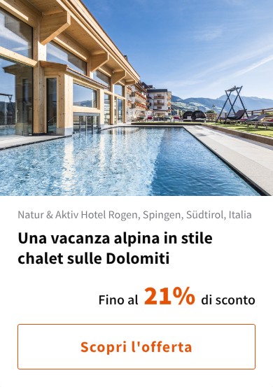 Una vacanza alpina in stile chalet sulle Dolomiti