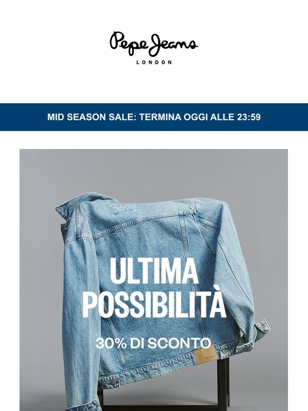 ULTIMA POSSIBILITÀ I 30% di sconto