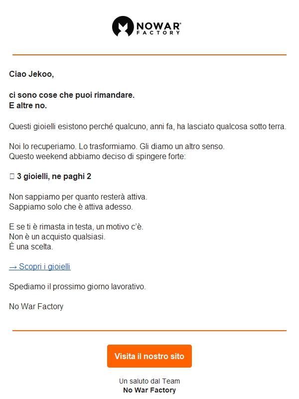 Finisce questa sera.