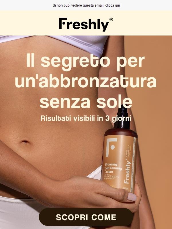 Il segreto per un'abbronzatura senza sole 🤫