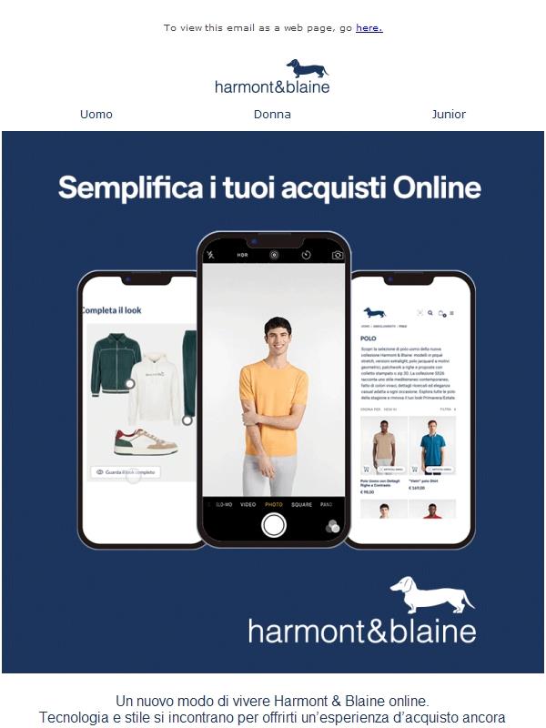 Un nuovo modo di vivere lo shopping con Harmont & Blaine