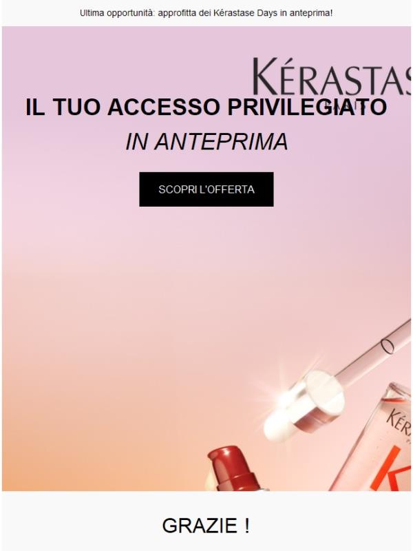 Il tuo accesso privilegiato ti sta aspettando… 🔑