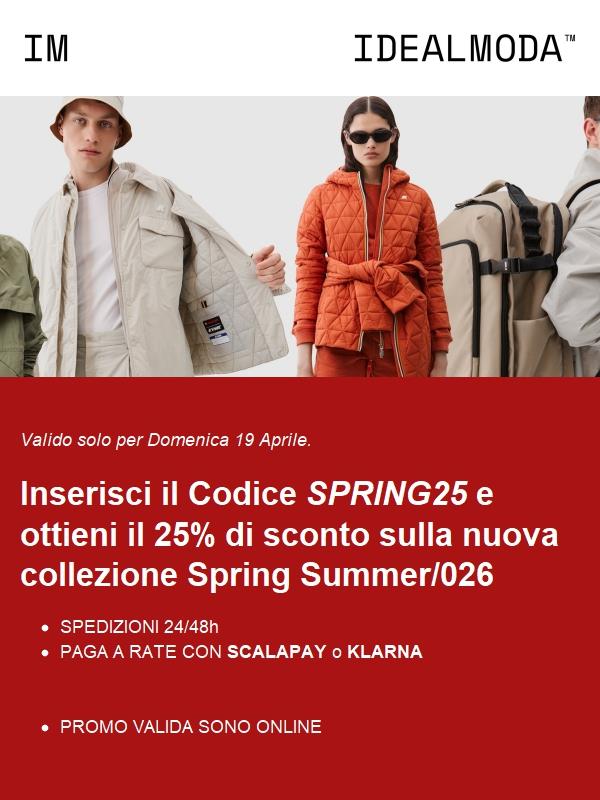 SOLO PER OGGI: 25% di sconto esclusivo.