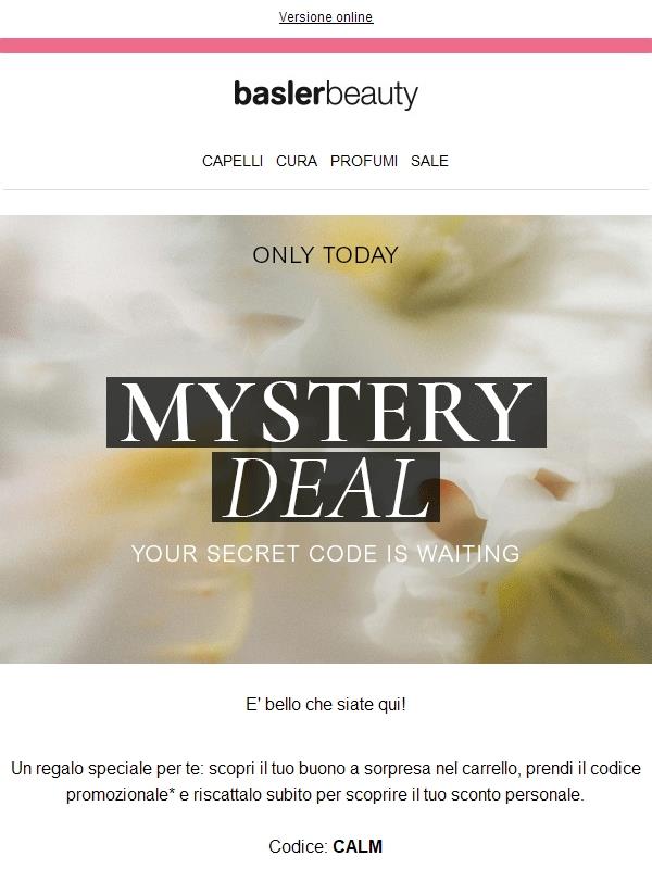 Il vostro buono segreto vi aspetta