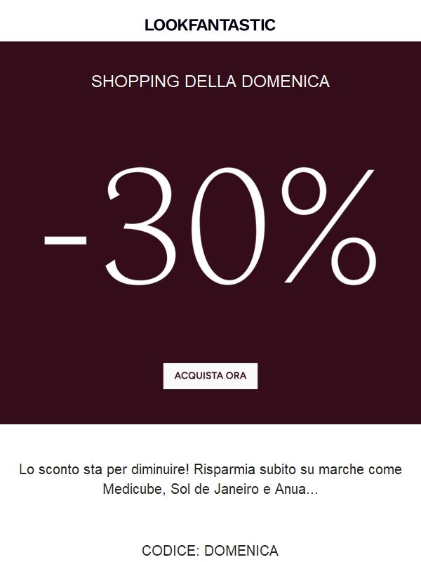 Beauty al -30%… ma solo per poco