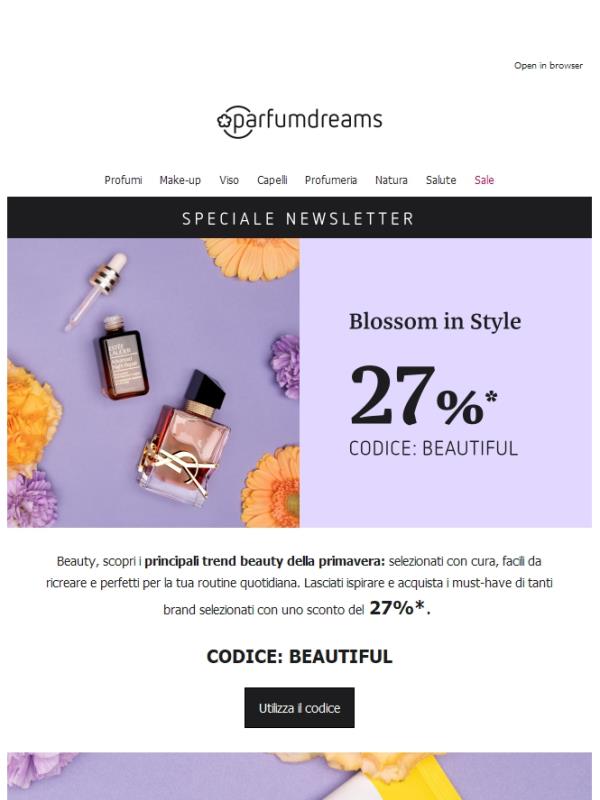 Per te: -27% sui trend di primavera 🌸