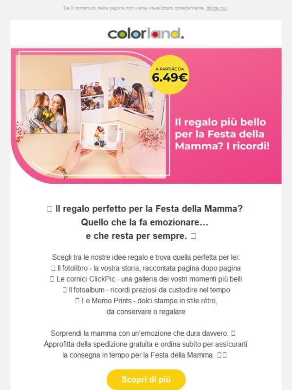 Il regalo più bello per la Festa della Mamma? I ricordi!