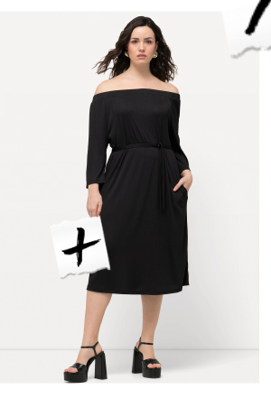 Abito mini di jersey