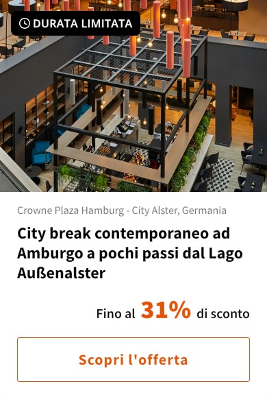 City break contemporaneo ad Amburgo a pochi passi dal Lago Außenalster