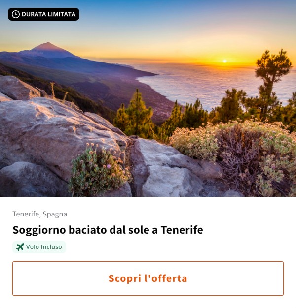 Soggiorno baciato dal sole a Tenerife